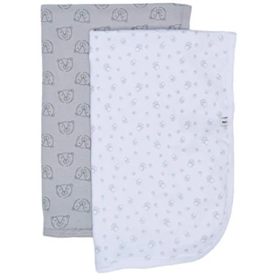 Abbildung von Pippi Unisex Baby 2er Pack Decke für Wickeln, Spielen und Schutz Geeignet Badebekleidungsset, Mehrfarbig (Harbor Mist 190), Einheitsgröße EU