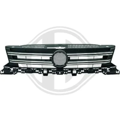 Abbildung von DIEDERICHS 2255241 Kühlergrill chrom, schwarz VOLKSWAGEN: Tiguan I