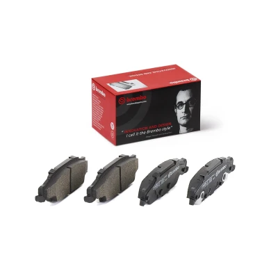 Abbildung von BREMBO P 09 031 Bremsbelagsatz mit akustischer Verschleißwarnung Anti Quietsch Blech Zubehör CADILLAC: CTS I Limousine