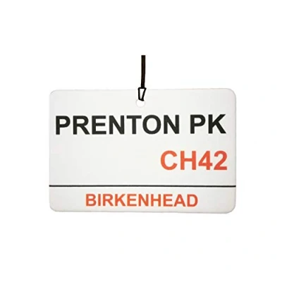 Abbildung von Ali Air Freshener Tranmere Rovers/Prenton Park Straßenschild Auto Lufterfrischer