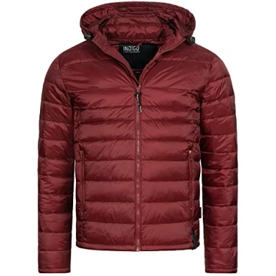 Abbildung von Indicode Jeans Hampshire Winterjacke, Herren, Größe: Large, Bordeaux