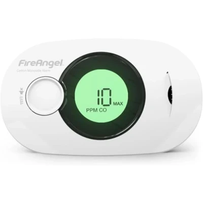 Abbildung von FireAngel FA3322 EUX10, Kohlenstoffmonoxid, Elektrochemischer Detektor, Haus, Kabellos, 85 dB, 5 Jahr(e)
