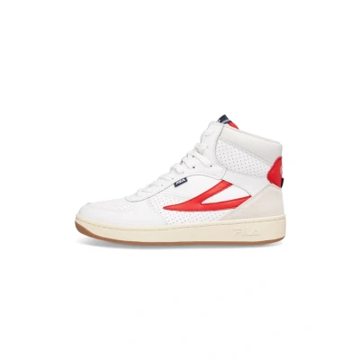 Abbildung von Fila Sevaro MID Sneaker high, Damen, Größe: 42, White/fila red Leder/synthetik