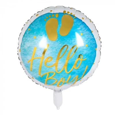 Abbildung von Helium Ballon Hallo Junge! † ungefähr 45 cm