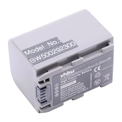 Abbildung von vhbw Li Ion Akku 950mAh (7.2V) kompatibel mit Kamera Camcorder Video Sony DCR HC Serie HC39E, HC3E, HC40, HC40E Ersatz für NP FP30, FP50, FP90.