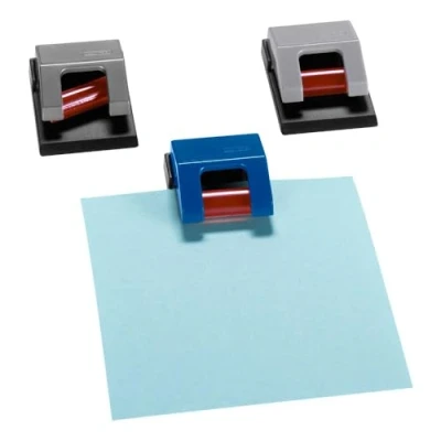Abbildung von MAUL Rollenclips 3.3 cm selbstklebend, Wandmontage silber