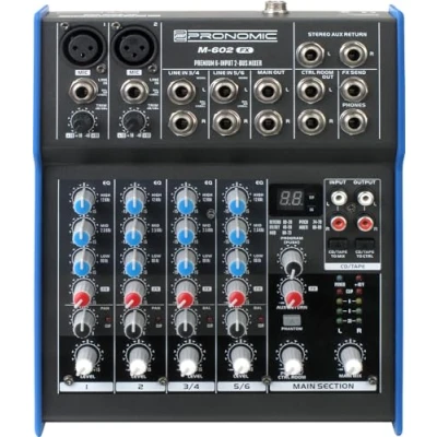 Abbildung von Pronomic Mischpult M 602FX Live/Studio DJ Mixer