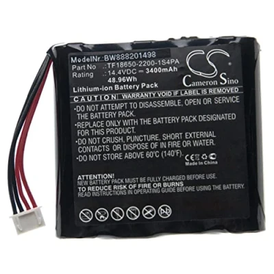 Abbildung von vhbw 1x Akku kompatibel mit Marshall Kilburn digital Radio (3400 mAh, 14,4 V, Li Ion)