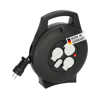 Abbildung von Brennenstuhl 1093900600, 10 m, Indoor, IP20, Overheating protection, Plastic, Polyvinyl chloride (PVC), Black