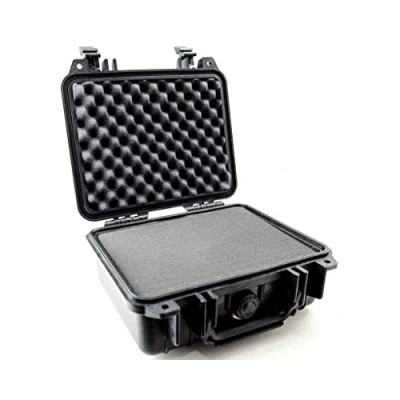 Abbildung von PELI 1200 Koffer für Profikameras, IP67 Wasserdicht, 4L Volumen, Mit Schaumstoffeinlage (Anpassbar), Schwarz