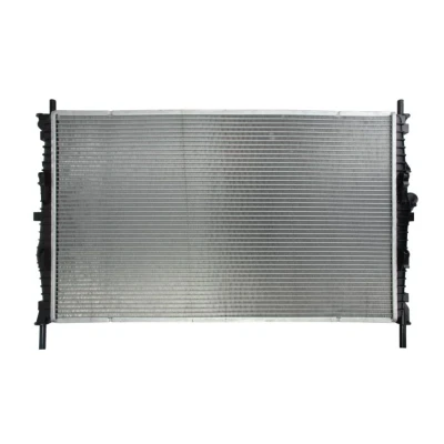 Abbildung von VALEO 733245 Kühler, Motorkühlung Aluminium 767 458 22 ohne Kühlmittelregler, Kappe Kühlrippen gelötet FORD: Transit V363 Kastenwagen