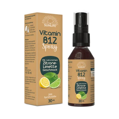 Abbildung von SUNLIFE® Vitamin B12 Spray 30 ml
