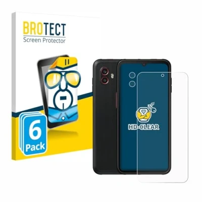 Abbildung von BROTECT (6 Stück Schutzfolie für Samsung Galaxy Xcover 6 Pro (Display+Kamera) Displayschutz Folie Ultra Klar