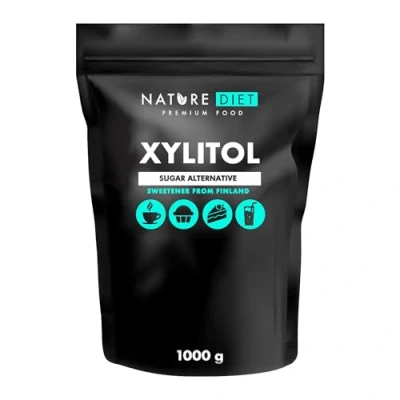 Abbildung von Nature Diet Xylit Zucker 1kg aus Finnland 1000g 100% Birkenzucker