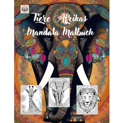 Abbildung von Faszinierende Wildnis: Tiere Afrikas: Ein Mandala Malbuch mit 60 faszinierenden Motiven aus der Wildnis Afrikas (Malbücher für Erwachsene, Band 1)