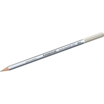 Abbildung von Staedtler 125 805 karat aquarell Farbstift, wasservermalbar, 6 Stück im Kartonetui, warmgrau