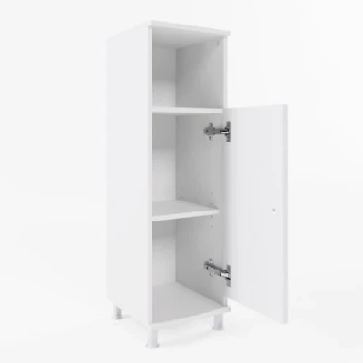 Abbildung von Vicco Midischrank Fynn, Weiß, 30 x 95 cm verstellbar