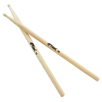 Abbildung von TIGER 5B Hickory Drumsticks mit Holzspitzen