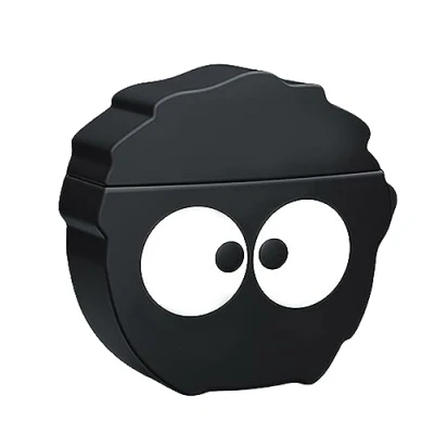 Abbildung von GIOPUEY Hülle Kompatibel mit Bose QuietComfort Earbuds II/Ultra (2023), Niedlich Spaß Cartoon Silikon TPU Schutzhülle Schlüsselbundhaken Case Cover Briquette