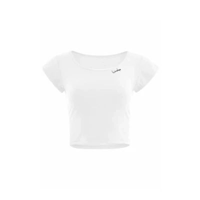 Abbildung von Winshape Functional Light AND SOFT Cropped Kurzarm Sport Tshirt, Damen, Größe: XS, Ivory