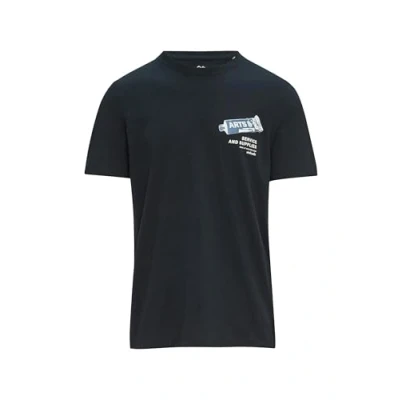 Abbildung von s.Oliver Crewneck Tshirt print, Herren, Größe: Large, Navy