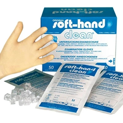 Abbildung von Softhand Clean Latex Handsch.steril pude 50X2 St