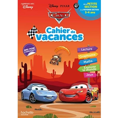 Abbildung von Disney Cars de la Petite à Moyenne section Cahier vacances 2024