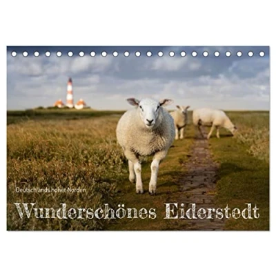 Abbildung von Wunderschönes Eiderstedt (Tischkalender 2025 DIN A5 quer), CALVENDO Monatskalender