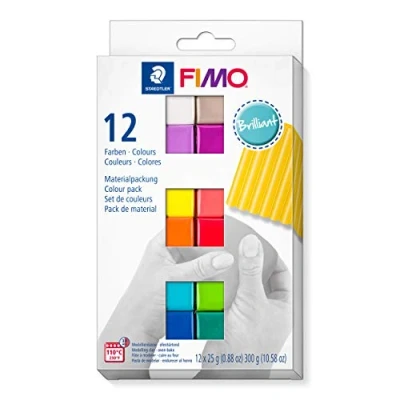 Abbildung von Fimo soft colour pack 12 brilliant colours 8023 C12 2 / 12x25gr (04 19)