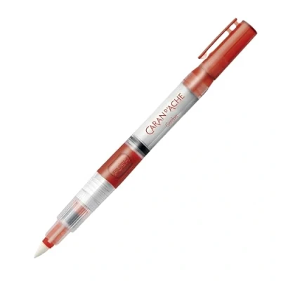 Abbildung von Caran d&#039;Ache Pinsel mit Wasser Reservoir Faserspitze Rot