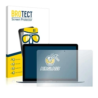 Abbildung von BROTECT Schutzglas für Apple MacBook 12&quot; (Anfang 2015) Schutzfolie Panzer Folie Glas [Extrem Kratzfest 9H, Anti Fingerprint, Ultra Transparent]