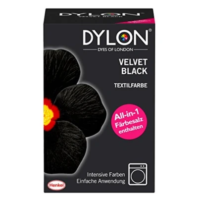 Abbildung von DYLON Textilfarbe, Velvet Black, 1er Pack (1 x 1 Stück)