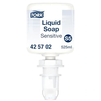 Abbildung von Tork Sensitive Hand Mini Flüssigseife S5, allergikerfreundlich, 1x525 ml, 425202