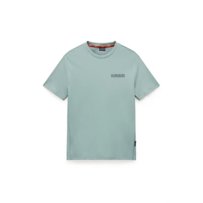 Abbildung von Napapijri Vanni Tshirt print, Herren, Größe: Large, Green mil gx