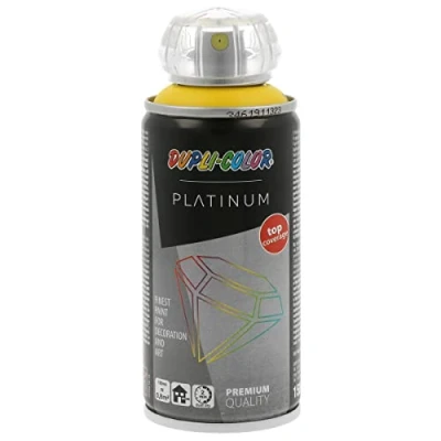 Abbildung von Dupli Color 203305 PLATINUM RAL 1023 verkehrsgelb seidenmatt 150 ml