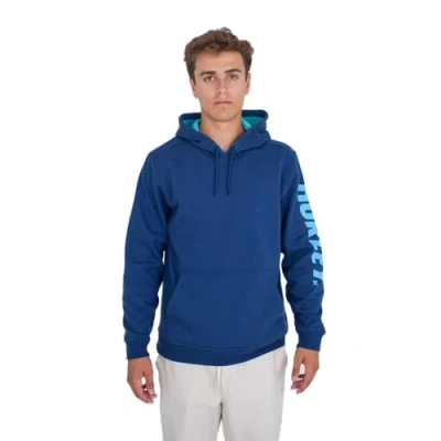 Abbildung von Hurley Herren Acadia Heat Fleece Po Pullover Sweater, Blue Void, XL