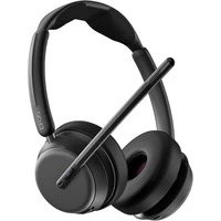 Abbildung von EPOS Impact 1061T Premium Kabelloses Headset Beidseitig, Hohe Klarheit durch AI Sprachtechnologie, Super Wideband Audio, Langlebiges Design für geschäftige Büroumgebungen
