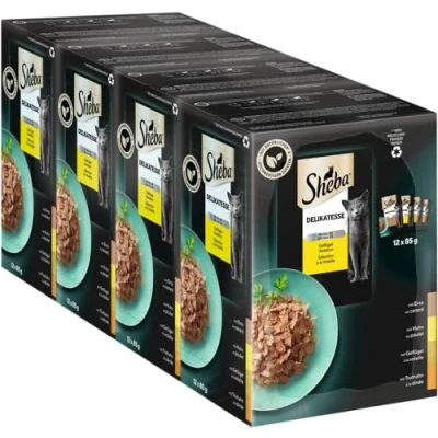Abbildung von Portionsbeutel Mutlipack Delikatesse in Gelee Geflügel Variation 12 x 85g