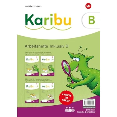 Abbildung von Karibu Ausgabe 2024: Arbeitsheft Inklusion B 4 Hefte im Paket (Wir Hefte: gemeinsame Lernphasen und Ich individuelle Lernphasen): ... Lernphasen)