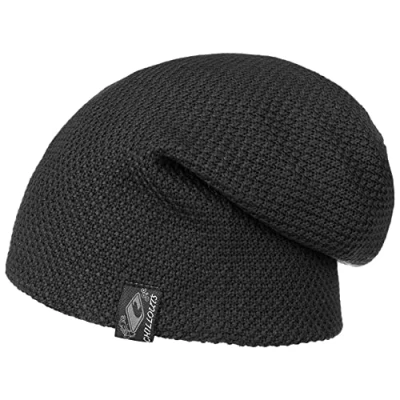 Abbildung von chillouts Beanie, mit tollem Strickmuster und leichter Oversize Form