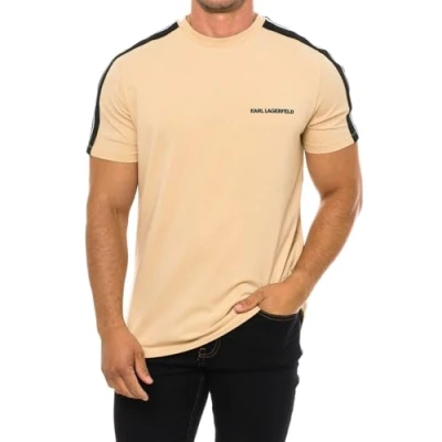 Abbildung von Kurzarm T Shirt 755060 für Herren, beige, XXL