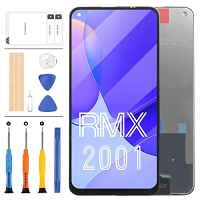 Abbildung von LCD Bildschirm für Realme 6 RMX2001 Ersatz Display Touch Digitizer Montage Reparaturteile Kits mit Werkzeugen