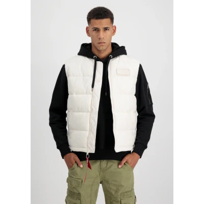 Abbildung von Alpha Industries LW Weste, Herren, Größe: Large, Jet stream white