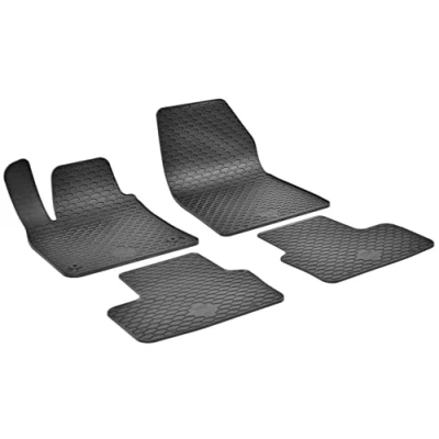 Abbildung von WALSER RubberLine 50854 Fußmattensatz Gummi vorne und hinten 4 schwarz