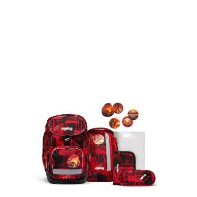Abbildung von ergobag Schulrucksack Set Alarmbärreitschaft Rot
