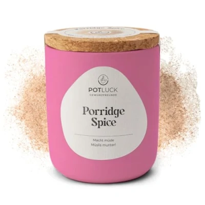 Abbildung von POTLUCK Gewürzfreunde I Porridge Spice Gewürzmischung im Keramiktopf 100g Vegan, glutenfrei und mit natürlichen Inhaltsstoffen