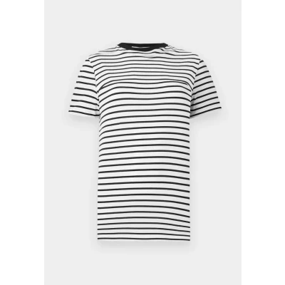 Abbildung von Selected Femme Slfmyessential Stripe O NECK TEE Tshirt print, Damen, Größe: 36, Black