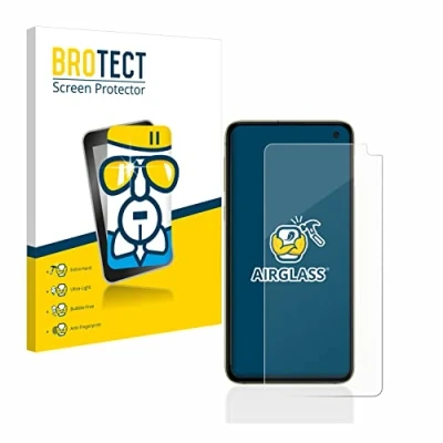 Abbildung von BROTECT Schutzglas für Samsung Galaxy S10e Schutzfolie Panzer Folie Glas [Extrem Kratzfest 9H, Anti Fingerprint, Ultra Transparent]