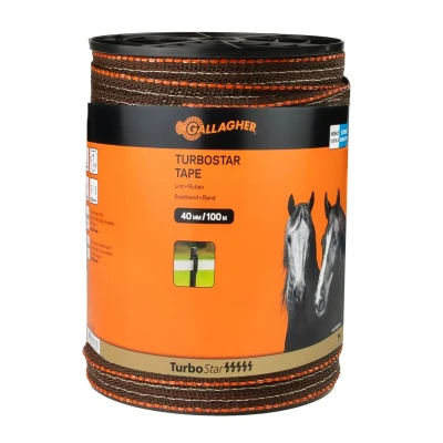Abbildung von Weidezaunseil TurboStar Breitband 40mm terra, 100m, Gallagher