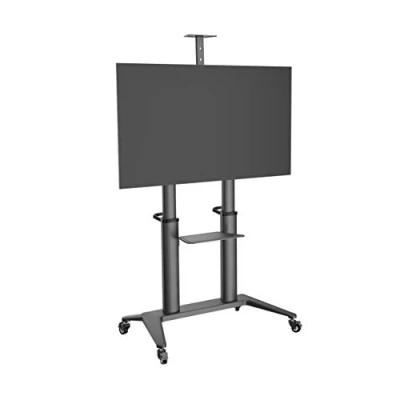 Abbildung von PureMounts DS TV Standfuß PDS 0012C für LCD/LED/Plasma Bildschirme von 178cm 305cm (70&quot; bis 120&quot;) mit 140kg Traglast, max. VESA 1000x600mm, neigbar, höhenverstellbar, schwarz